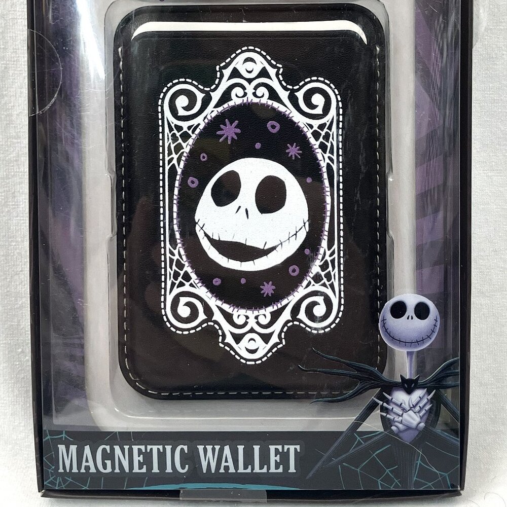 CultureFly Magnetic MagSafe Wallet Nightmare Before Christmas Jack Face